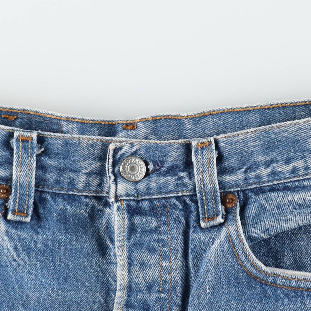 80s-90'S Levi's 501-0000 Straight Denim Pants, Made in USA, Men's Size W32 (approx.), Vintage unclear blue type Vintage Second Hand