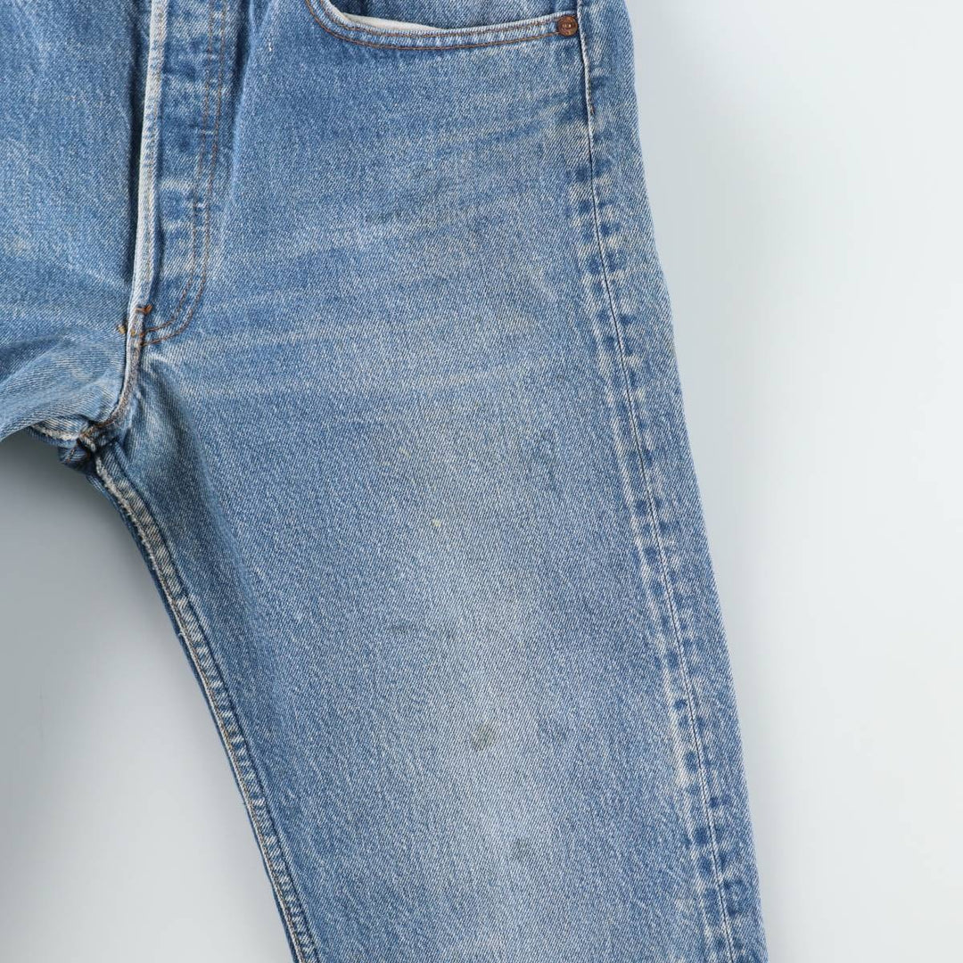 80s-90'S Levi's 501-0000 Straight Denim Pants, Made in USA, Men's Size W32 (approx.), Vintage unclear blue type Vintage Second Hand