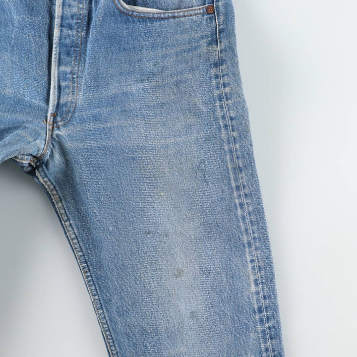 80s-90'S Levi's 501-0000 Straight Denim Pants, Made in USA, Men's Size W32 (approx.), Vintage unclear blue type Vintage Second Hand