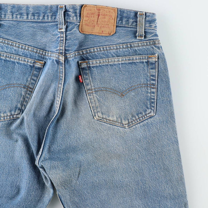 80s-90'S Levi's 501-0000 Straight Denim Pants, Made in USA, Men's Size W32 (approx.), Vintage unclear blue type Vintage Second Hand