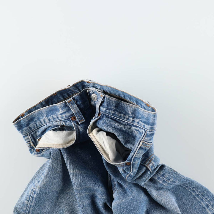 80s-90'S Levi's 501-0000 Straight Denim Pants, Made in USA, Men's Size W32 (approx.), Vintage unclear blue type Vintage Second Hand