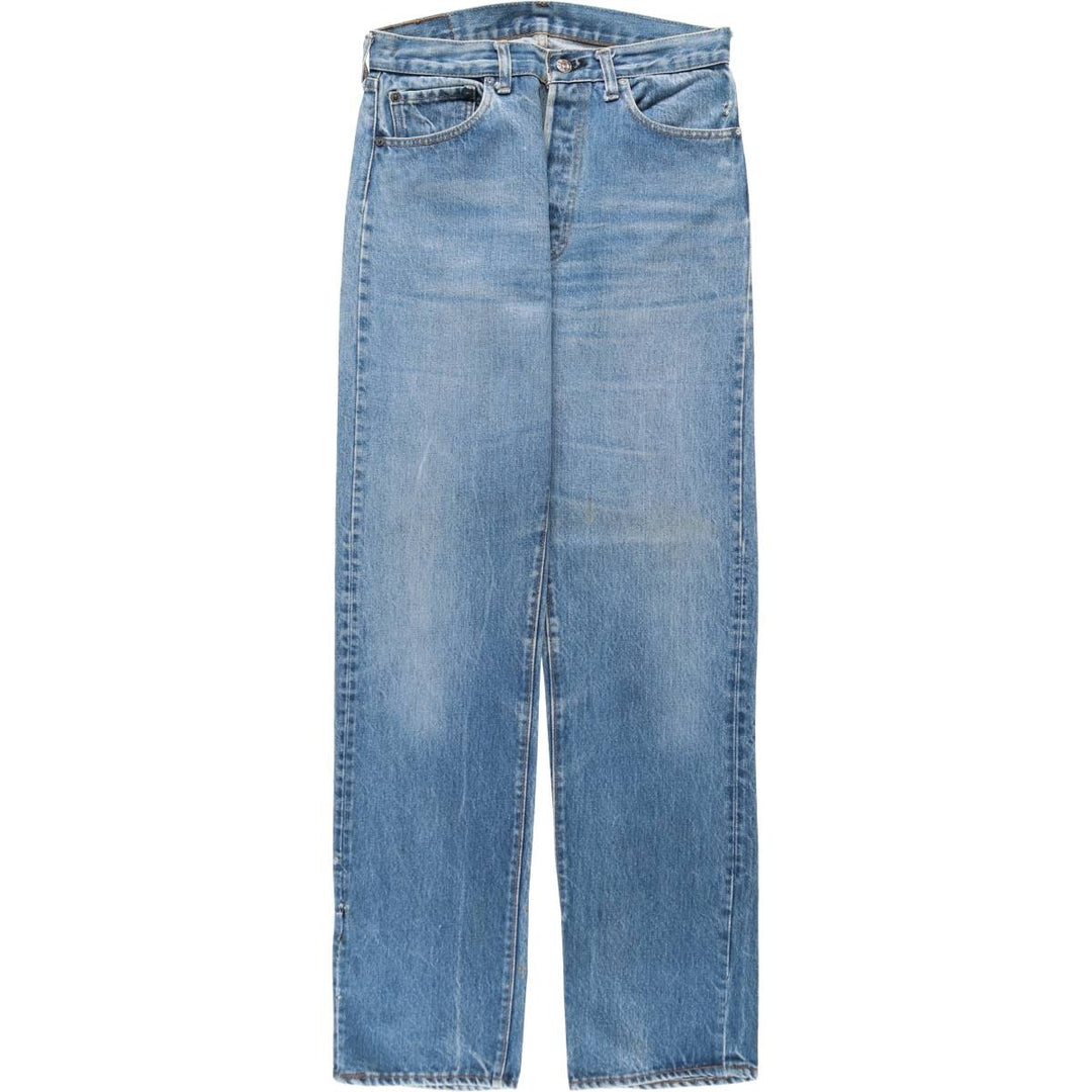 Levi's 501 straight denim pants for men, equivalent to w31 unclear blue type Vintage Second Hand