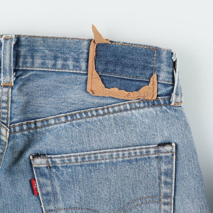 Levi's 501 straight denim pants for men, equivalent to w31 unclear blue type Vintage Second Hand