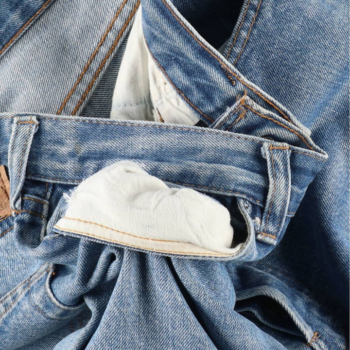 Levi's 501 straight denim pants for men, equivalent to w31 unclear blue type Vintage Second Hand