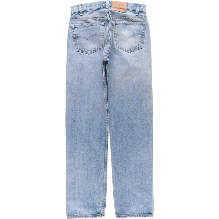 Levi's 501 Straight Denim Pants, Made in USA, Men's Size W30 (approx.) unclear Blue type light blue Vintage Second Hand