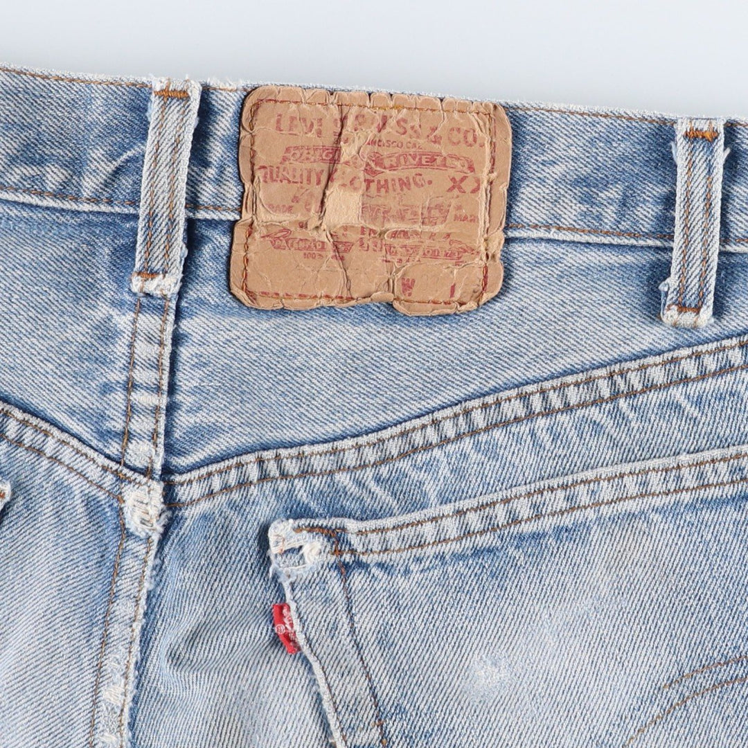 Levi's 501 Straight Denim Pants, Made in USA, Men's Size W30 (approx.) unclear Blue type light blue Vintage Second Hand