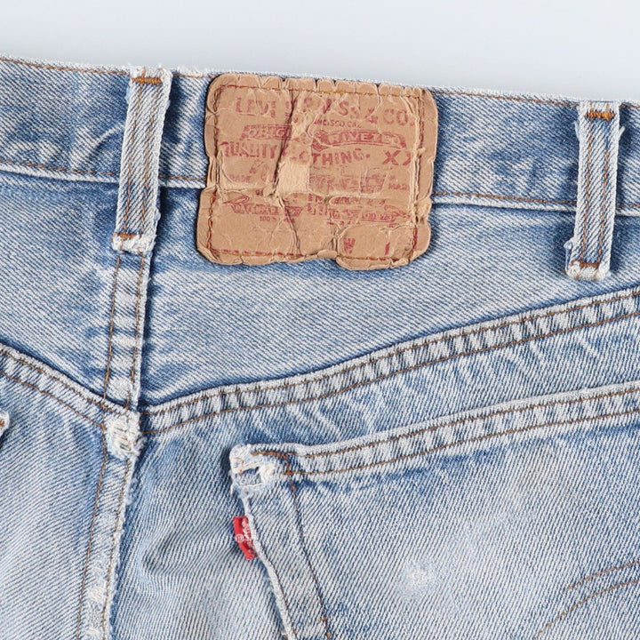 Levi's 501 Straight Denim Pants, Made in USA, Men's Size W30 (approx.) unclear Blue type light blue Vintage Second Hand