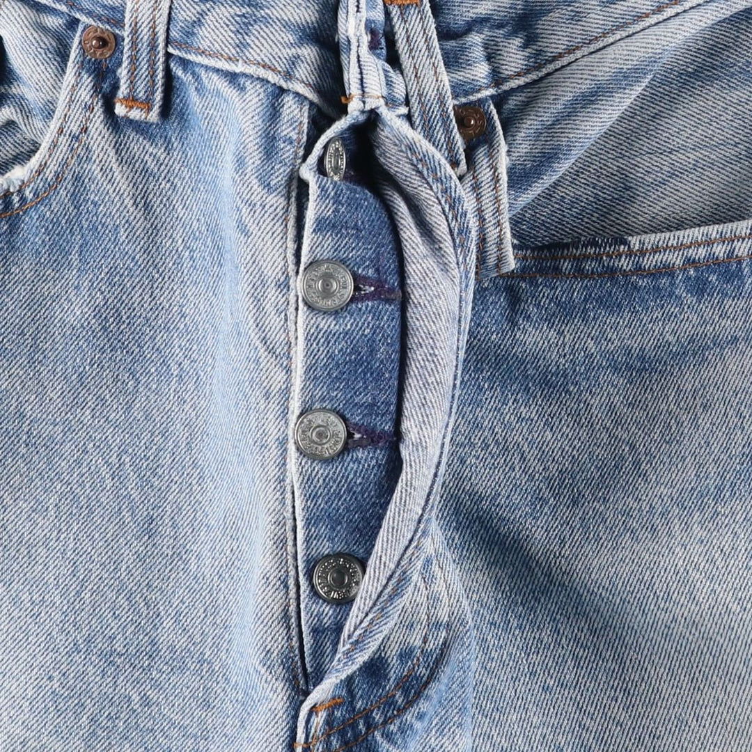 Levi's 501 Straight Denim Pants, Made in USA, Men's Size W30 (approx.) unclear Blue type light blue Vintage Second Hand