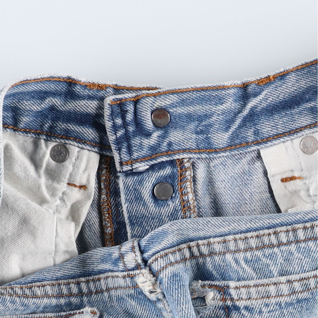 Levi's 501 Straight Denim Pants, Made in USA, Men's Size W30 (approx.) unclear Blue type light blue Vintage Second Hand