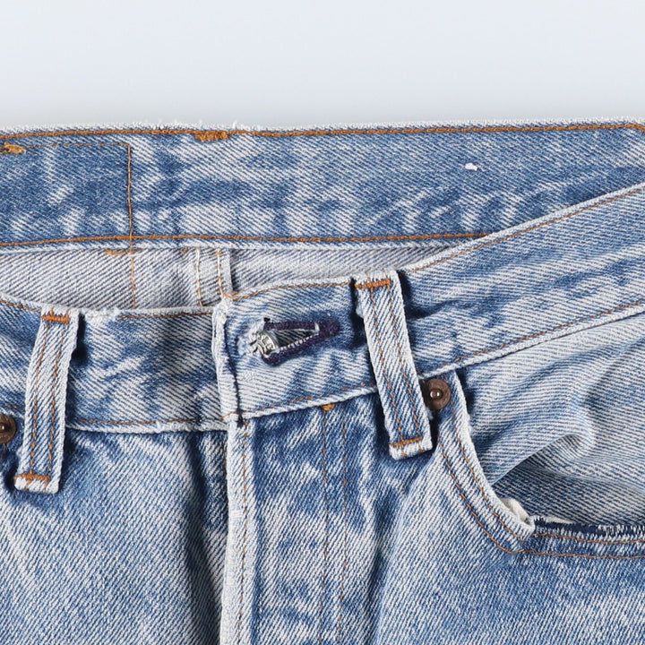 Levi's 501 Straight Denim Pants, Made in USA, Men's Size W30 (approx.) unclear Blue type light blue Vintage Second Hand
