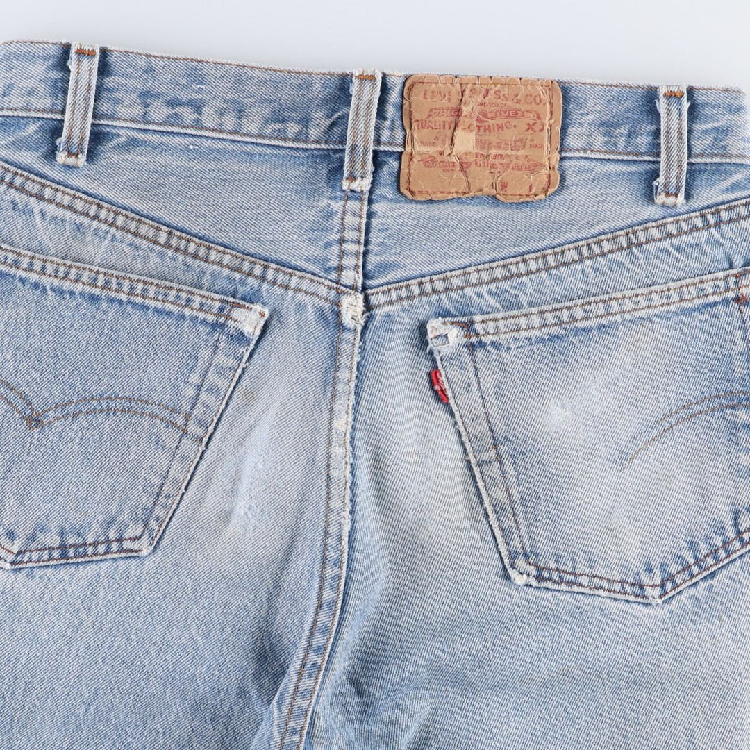 Levi's 501 Straight Denim Pants, Made in USA, Men's Size W30 (approx.) unclear Blue type light blue Vintage Second Hand