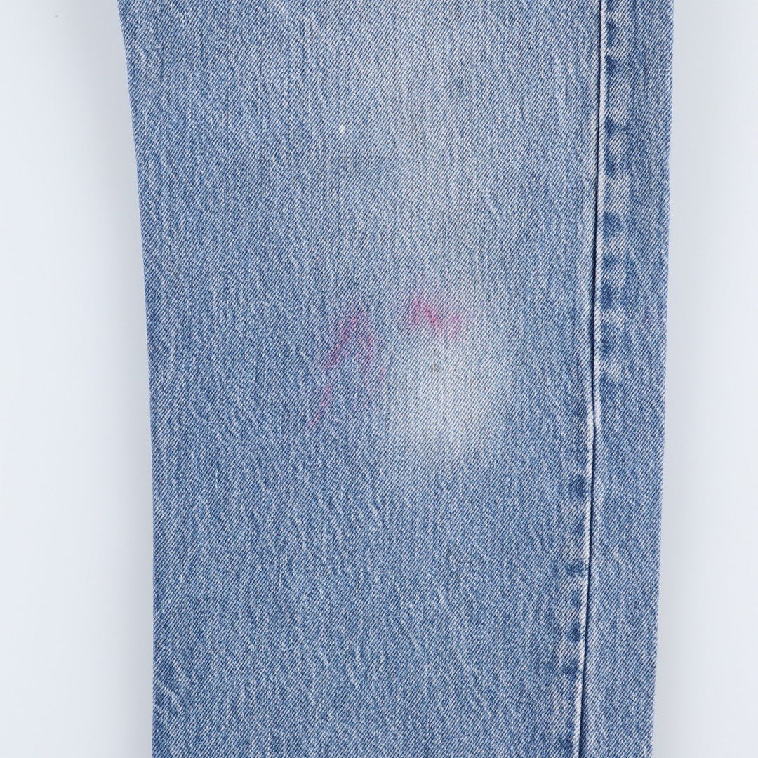 90'S Levi's 501-0115 Straight Denim Pants Made in USA Men's W31 Vintage cotton Blue type light blue Vintage Second Hand