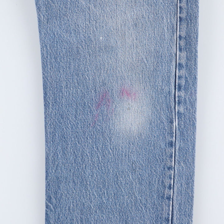 90'S Levi's 501-0115 Straight Denim Pants Made in USA Men's W31 Vintage cotton Blue type light blue Vintage Second Hand