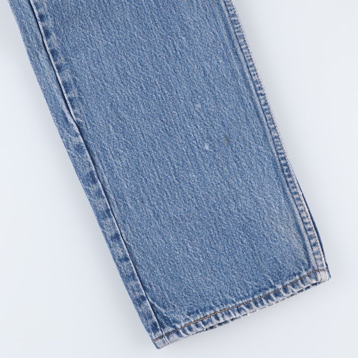 90'S Levi's 501-0115 Straight Denim Pants Made in USA Men's W31 Vintage cotton Blue type light blue Vintage Second Hand