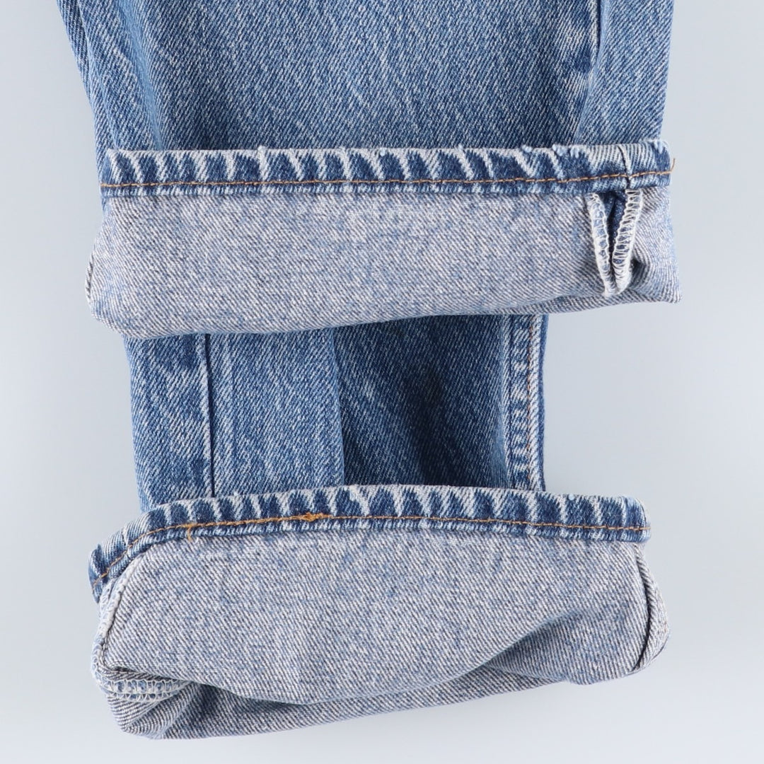 90'S Levi's 501-0115 Straight Denim Pants Made in USA Men's W31 Vintage cotton Blue type light blue Vintage Second Hand