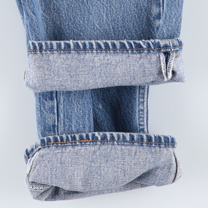 90'S Levi's 501-0115 Straight Denim Pants Made in USA Men's W31 Vintage cotton Blue type light blue Vintage Second Hand