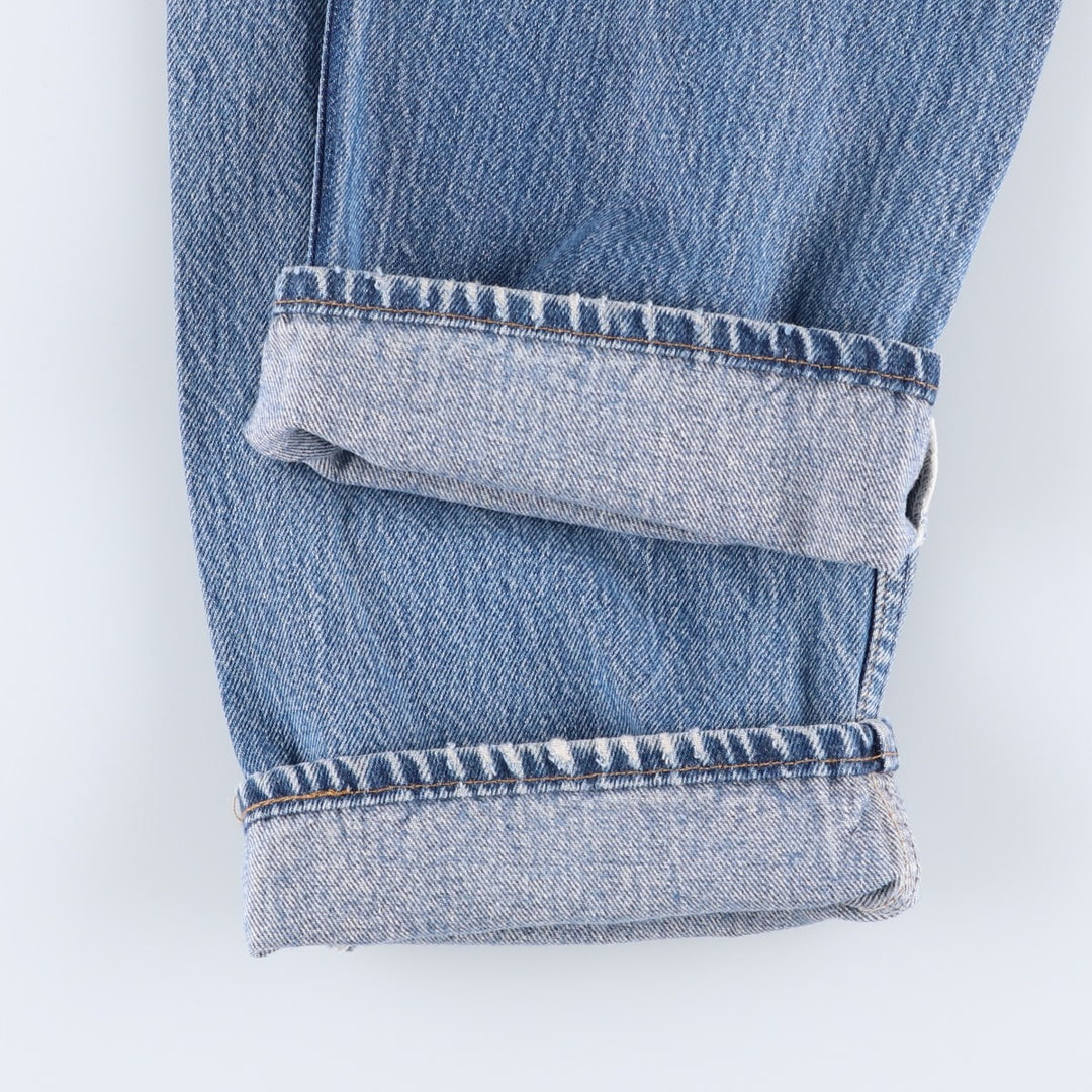 90'S Levi's 501-0115 Straight Denim Pants Made in USA Men's W31 Vintage cotton Blue type light blue Vintage Second Hand
