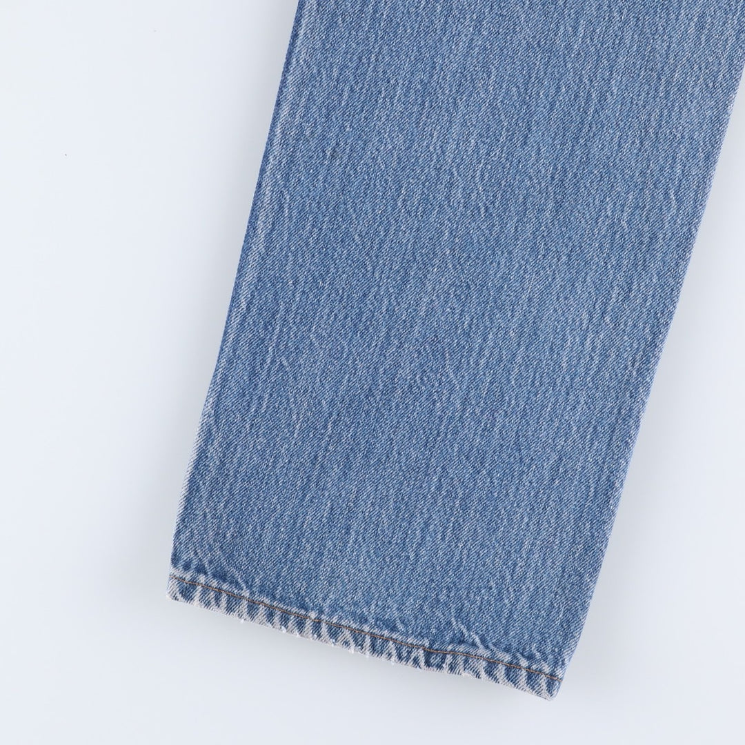90'S Levi's 501-0115 Straight Denim Pants Made in USA Men's W31 Vintage cotton Blue type light blue Vintage Second Hand