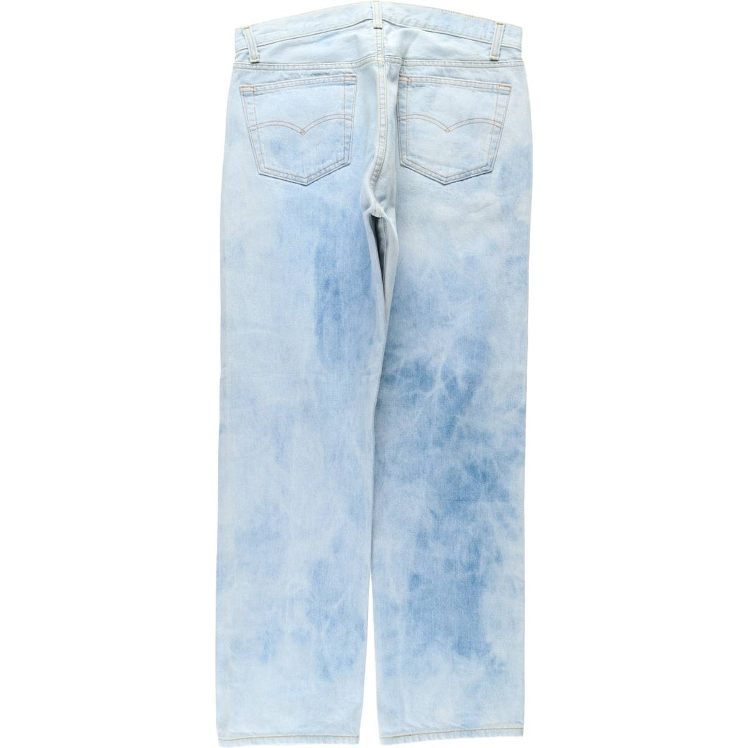 80s-90'S Levi's 501-0115 Straight Denim Pants, Men's Size W34 (approx.), Vintage unclear Blue type light blue Vintage Second Hand