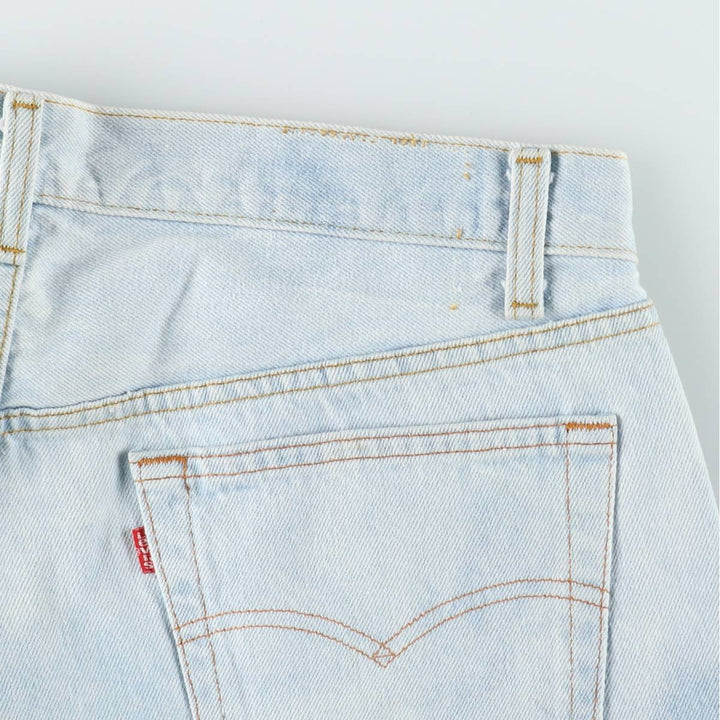 80s-90'S Levi's 501-0115 Straight Denim Pants, Men's Size W34 (approx.), Vintage unclear Blue type light blue Vintage Second Hand