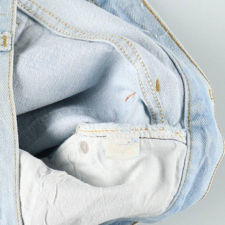 80s-90'S Levi's 501-0115 Straight Denim Pants, Men's Size W34 (approx.), Vintage unclear Blue type light blue Vintage Second Hand
