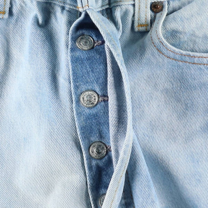 80s-90'S Levi's 501-0115 Straight Denim Pants, Men's Size W34 (approx.), Vintage unclear Blue type light blue Vintage Second Hand