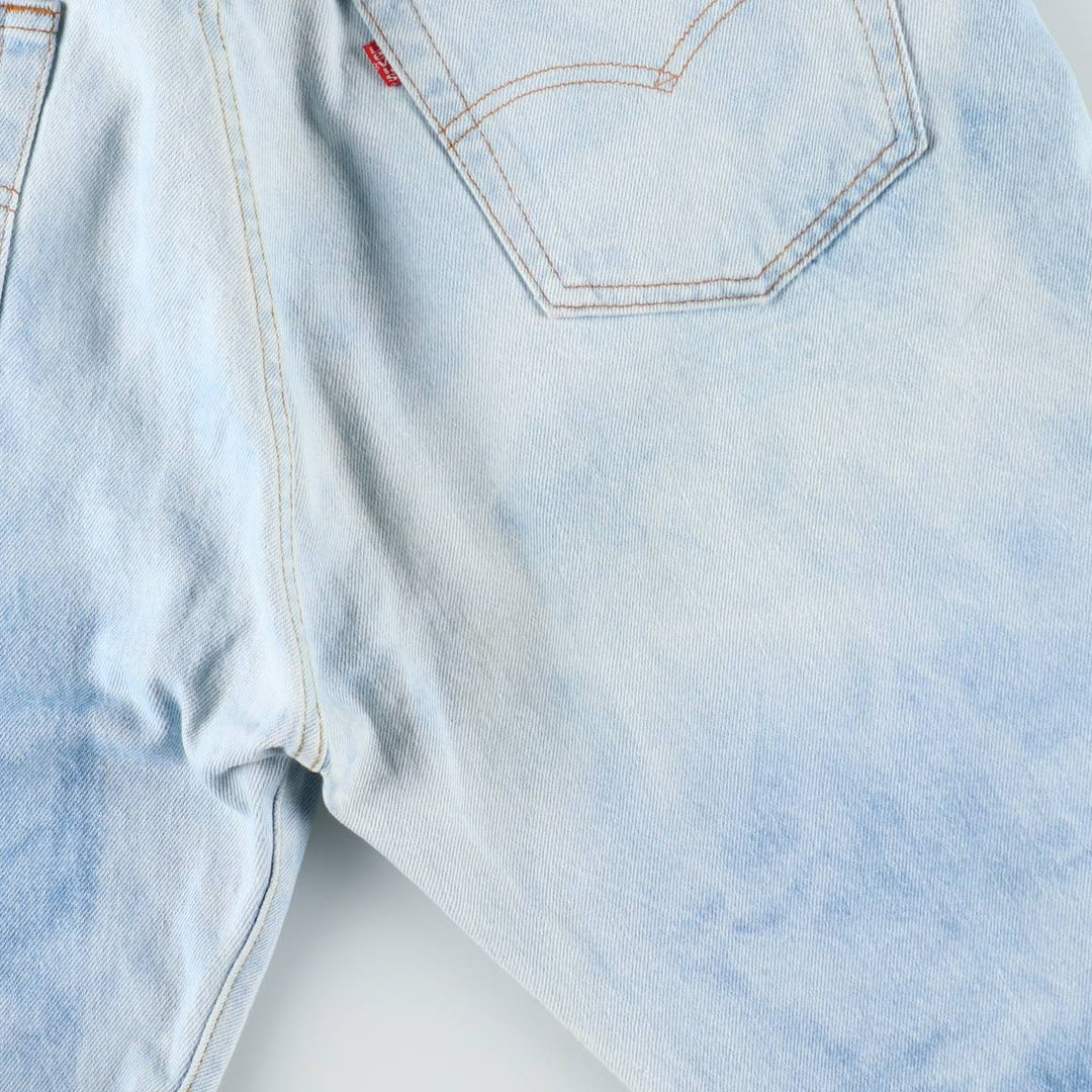 80s-90'S Levi's 501-0115 Straight Denim Pants, Men's Size W34 (approx.), Vintage unclear Blue type light blue Vintage Second Hand