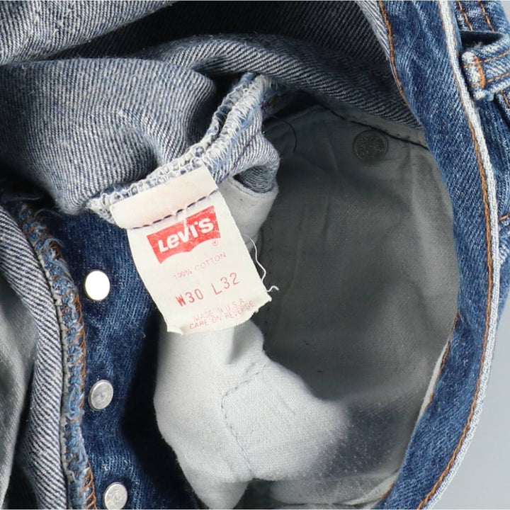 80s-90'S Levi's 501-0115 Straight Denim Pants, Made in USA, Men's W30 (approx.), Vintage cotton blue type Vintage Second Hand