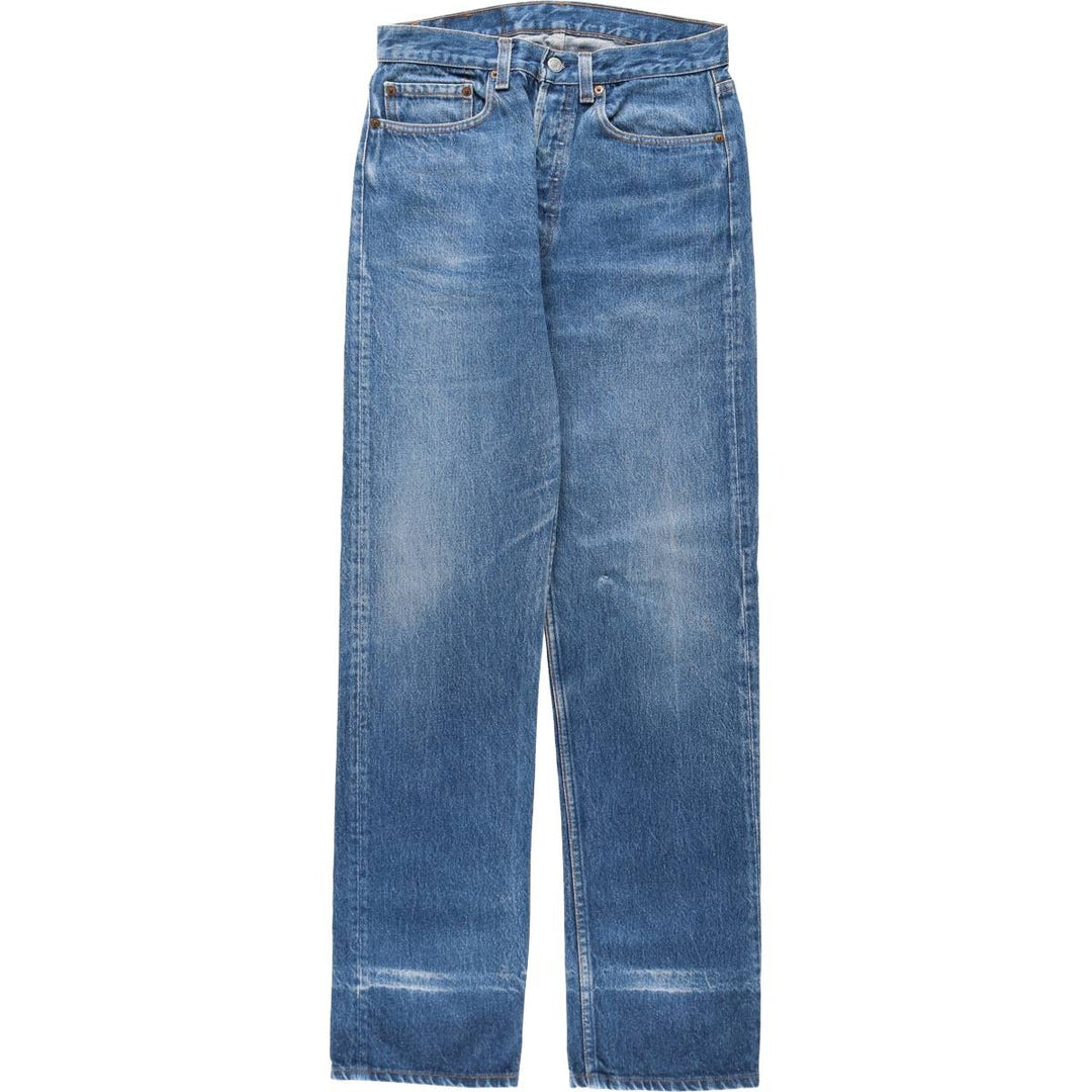 Levi's 501 Straight Denim Pants, Made in USA, Men's Size W30 (approx.) cotton blue type Vintage Second Hand