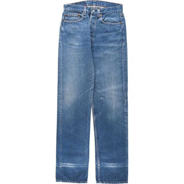 Levi's 501 Straight Denim Pants, Made in USA, Men's Size W30 (approx.) cotton blue type Vintage Second Hand