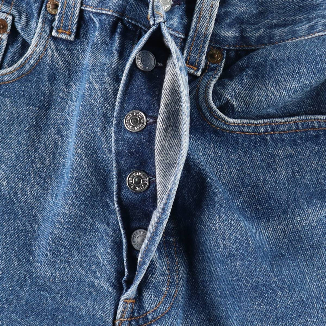 Levi's 501 Straight Denim Pants, Made in USA, Men's Size W30 (approx.) cotton blue type Vintage Second Hand