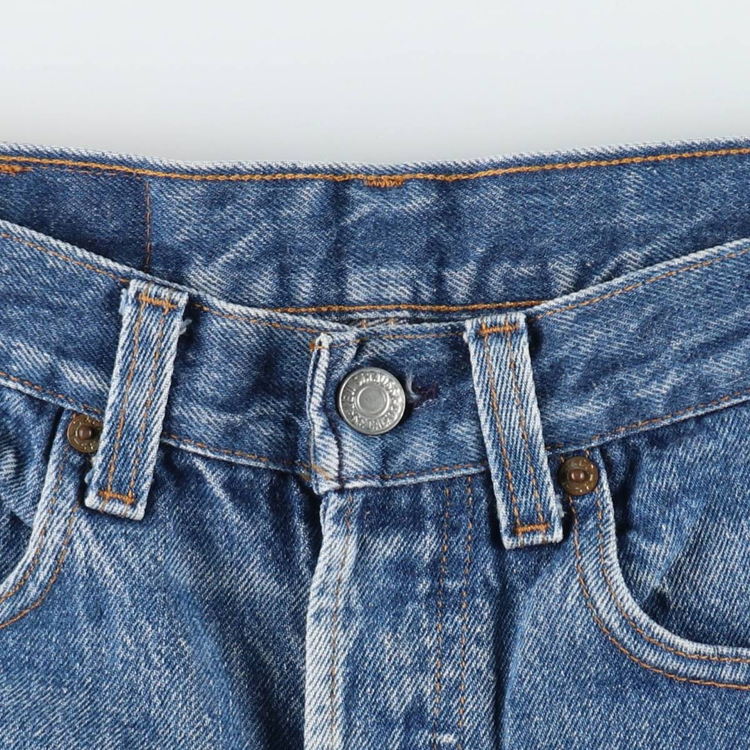 Levi's 501 Straight Denim Pants, Made in USA, Men's Size W30 (approx.) cotton blue type Vintage Second Hand