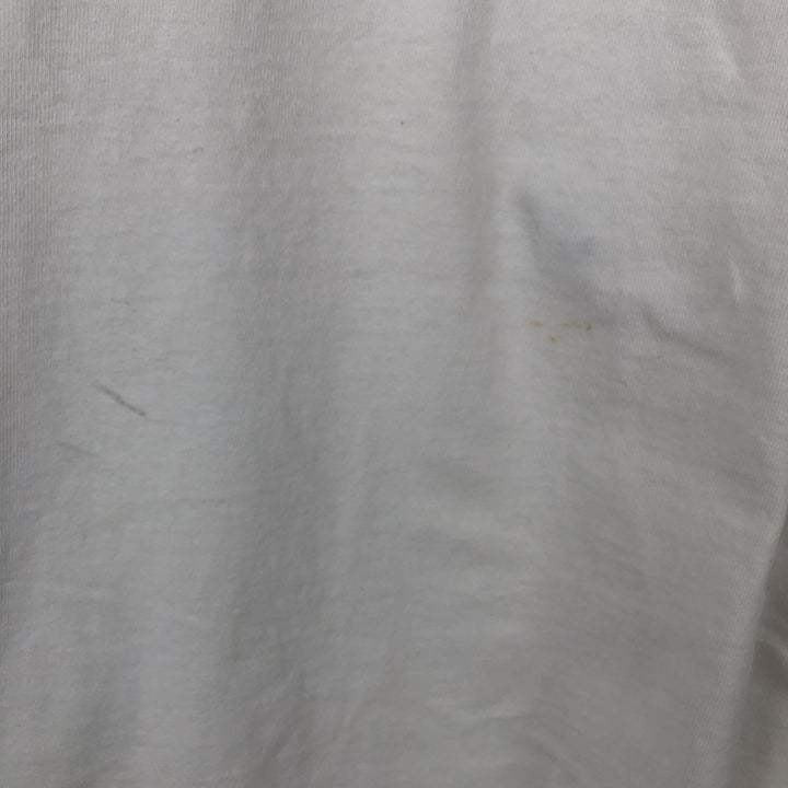 2000'S Reebok Logo Print T-Shirt, Made in USA, Men's Size L (approx.) cotton white type Vintage Second Hand