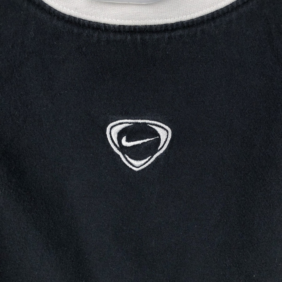 00'S Nike One Point Logo T-shirt Men's L size cotton black type Vintage Second Hand