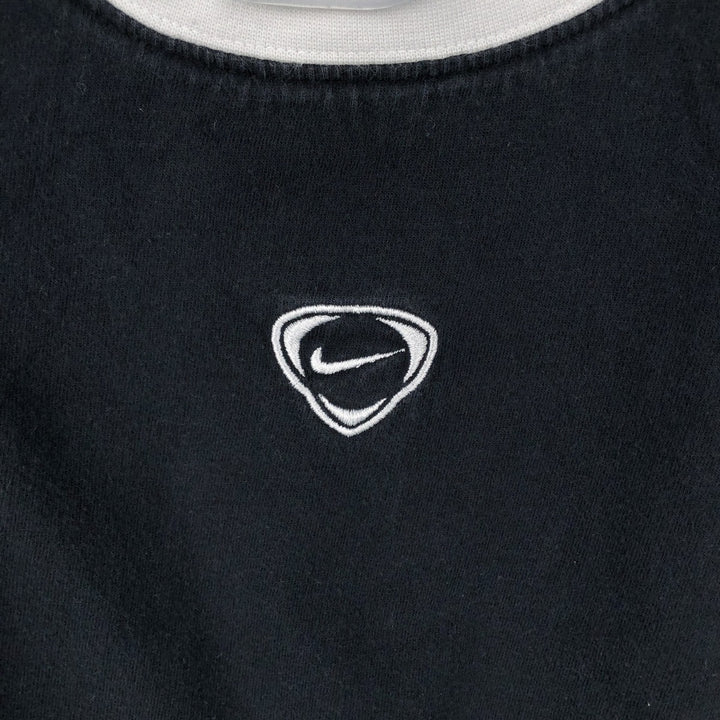 00'S Nike One Point Logo T-shirt Men's L size cotton black type Vintage Second Hand