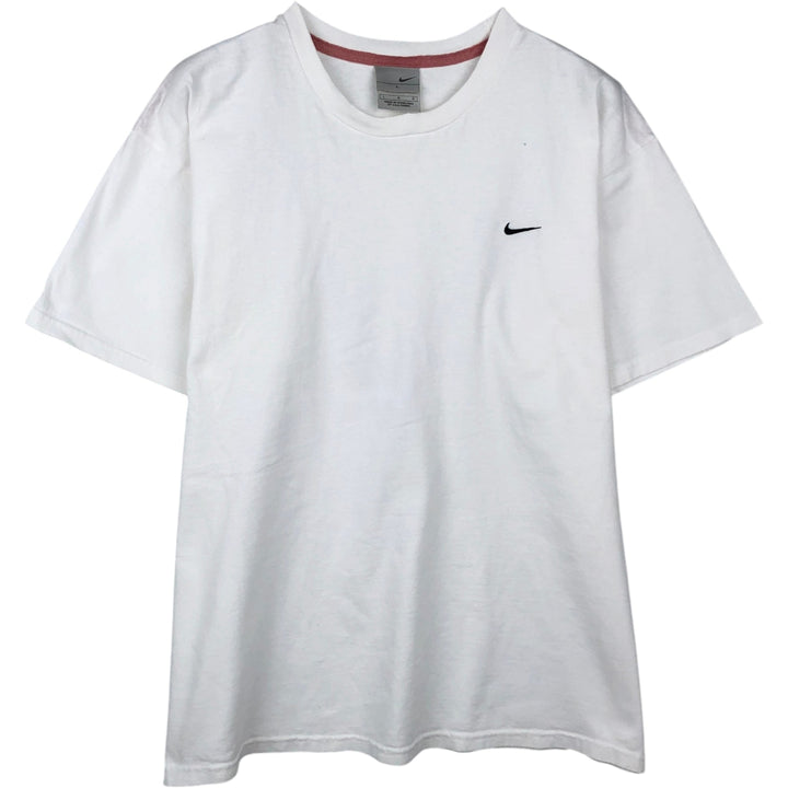 00'S Nike One Point Logo T-shirt Men's L size cotton white type Vintage Second Hand