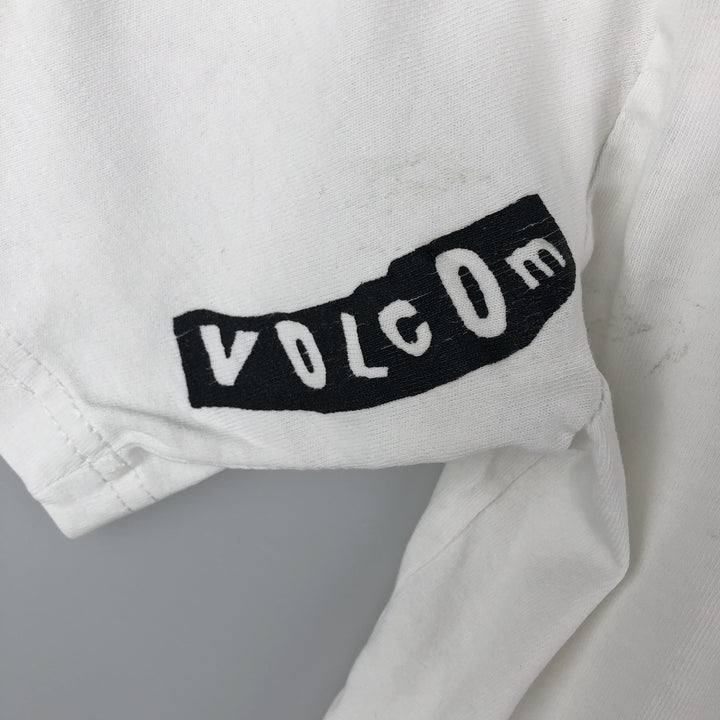 Volcom surf skate t-shirt, men's size M (approx.) unclear pale white type Vintage Second Hand