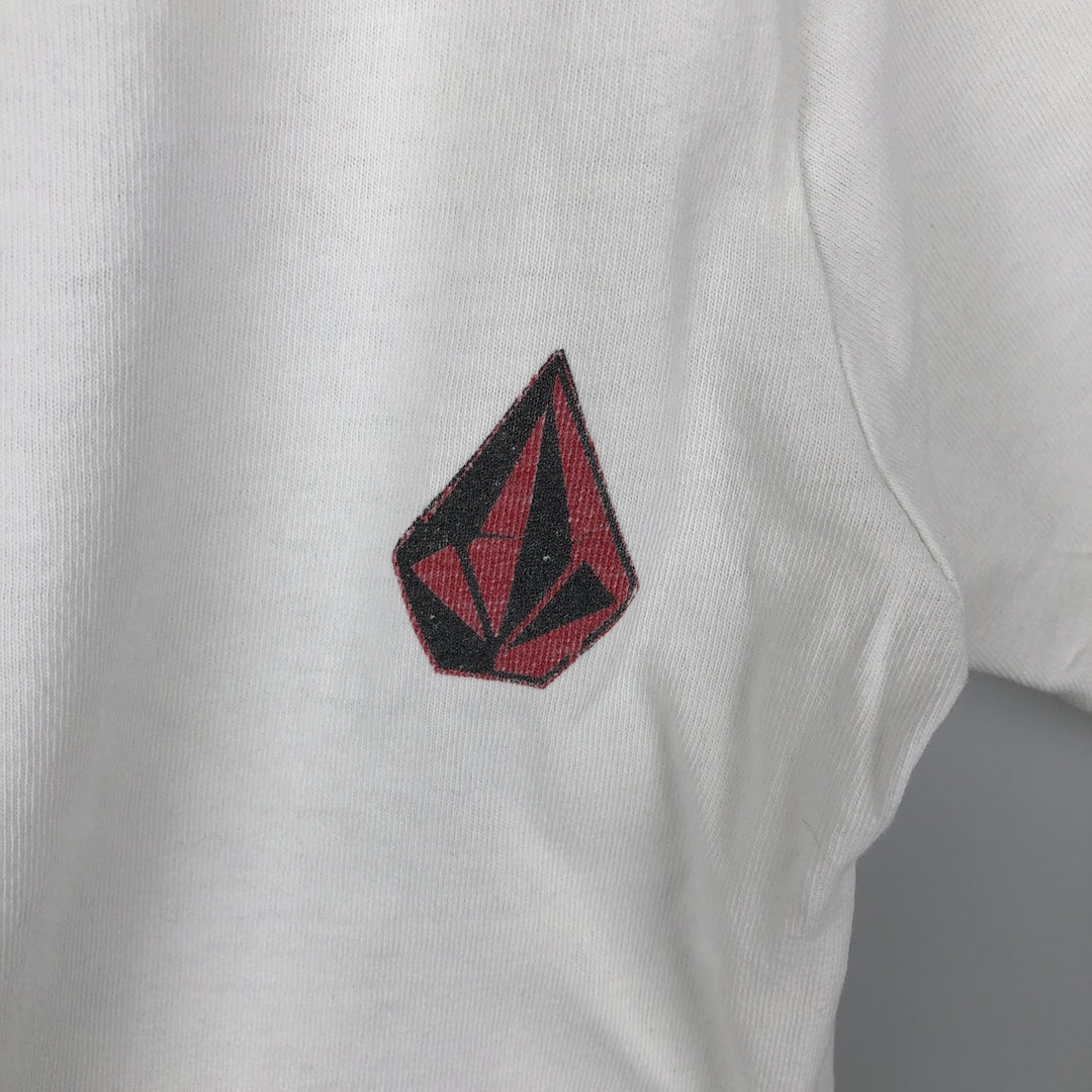 Volcom surf skate t-shirt, men's size M (approx.) unclear pale white type Vintage Second Hand