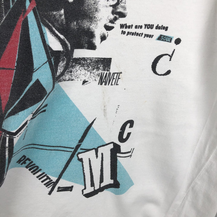 Volcom surf skate t-shirt, men's size M (approx.) unclear pale white type Vintage Second Hand
