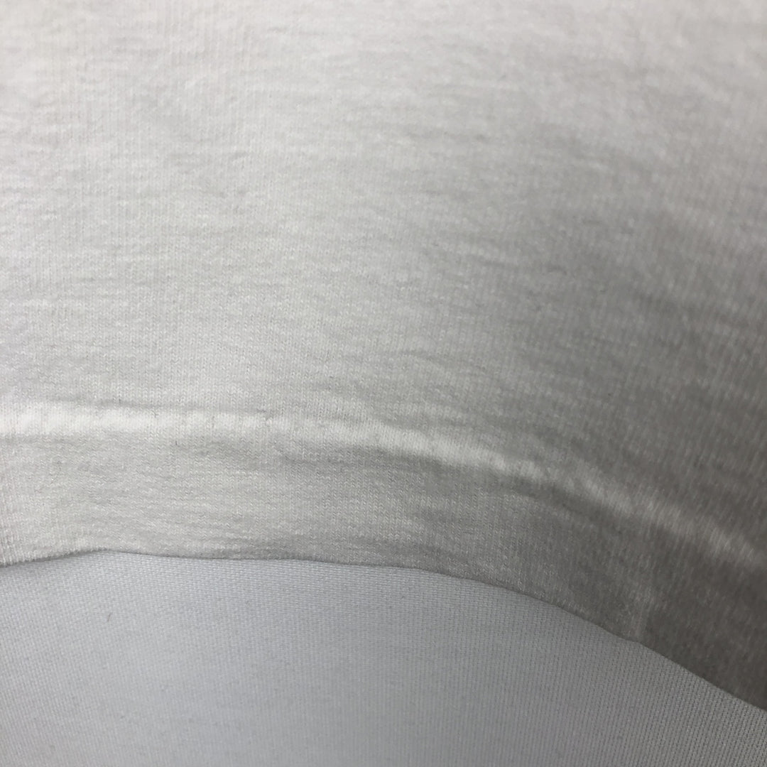 90'S NO FEAR surf/skate t-shirt, made in USA, men's size XL (approx.) cotton white type Vintage Second Hand