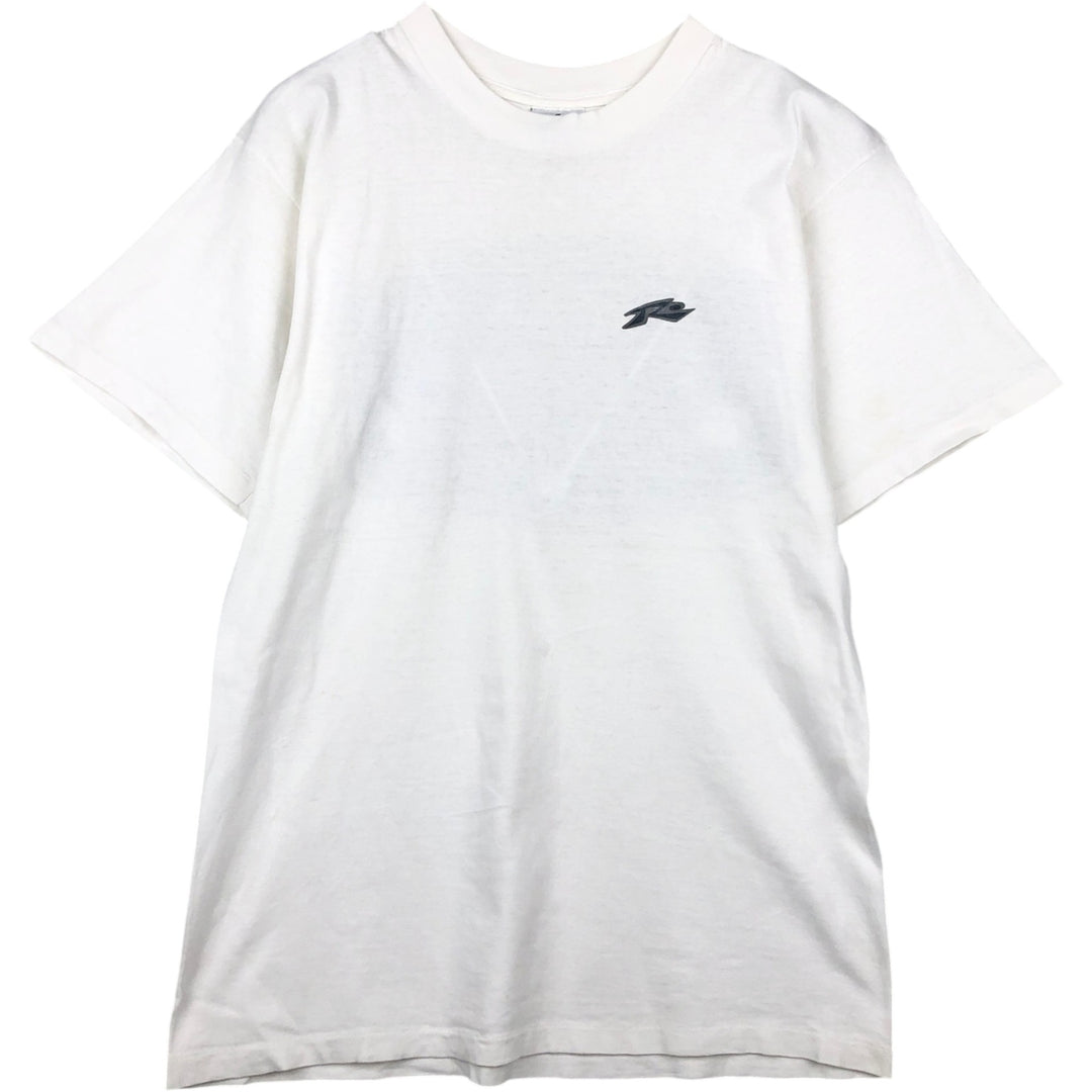90'S Rusty Surf Skate T-Shirt, Made in USA, Men's Size M (Equivalent), Vintage cotton white type Vintage Second Hand