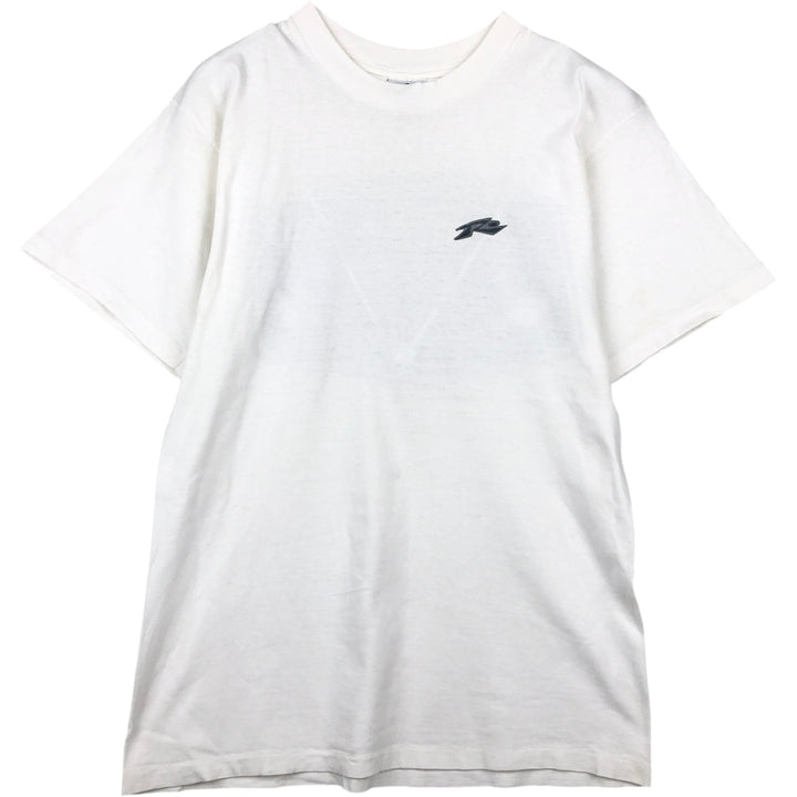 90'S Rusty Surf Skate T-Shirt, Made in USA, Men's Size M (Equivalent), Vintage cotton white type Vintage Second Hand