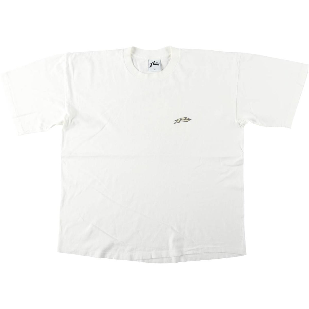 90'S Rusty Surf Skate T-Shirt, Made in USA, Men's Size M (Equivalent), Vintage cotton white type Vintage Second Hand