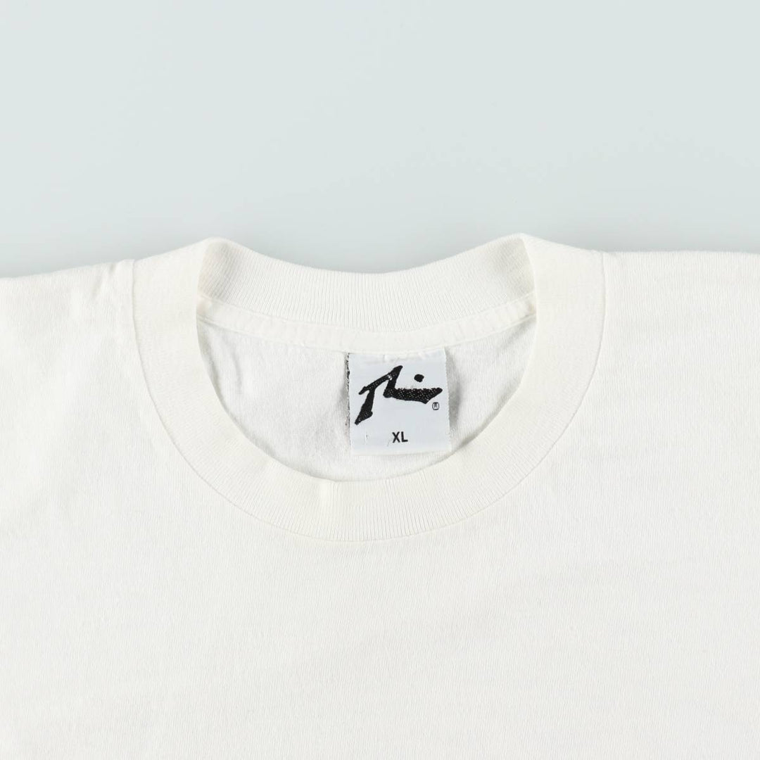 90'S Rusty Surf Skate T-Shirt, Made in USA, Men's Size M (Equivalent), Vintage cotton white type Vintage Second Hand