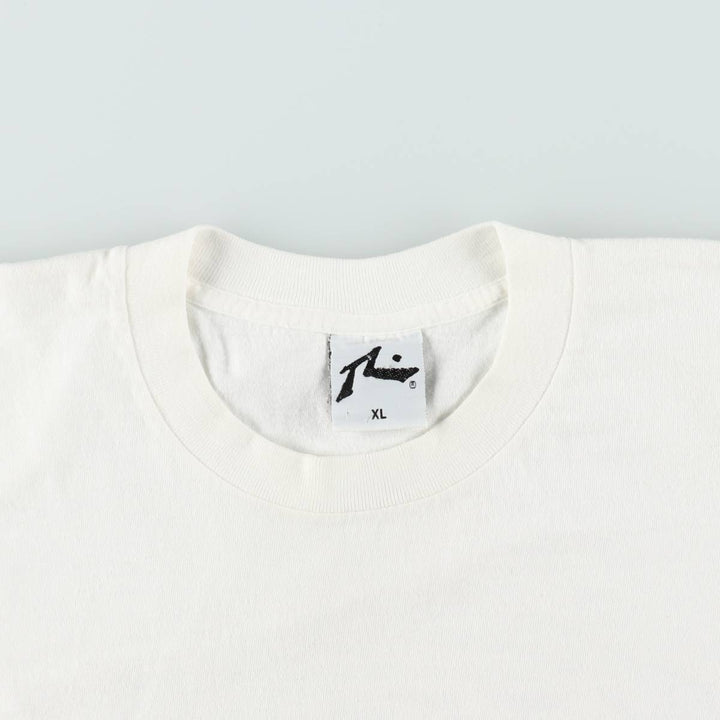 90'S Rusty Surf Skate T-Shirt, Made in USA, Men's Size M (Equivalent), Vintage cotton white type Vintage Second Hand