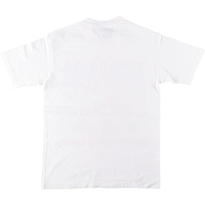 90'S GRAND SPORT MLB CLEVELAND INDIANS Logo Print T-Shirt, Men's Size M (approx.), Vintage cotton white type Vintage Second Hand