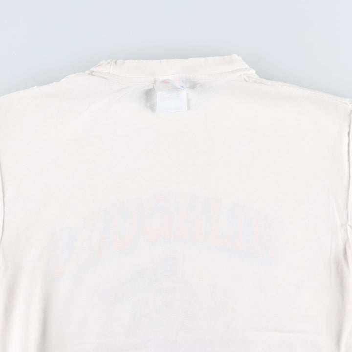 90'S Hanes Skull Pattern Motorcycle T-Shirt, Men's Size M (approx.), Vintage cotton white type Vintage Second Hand