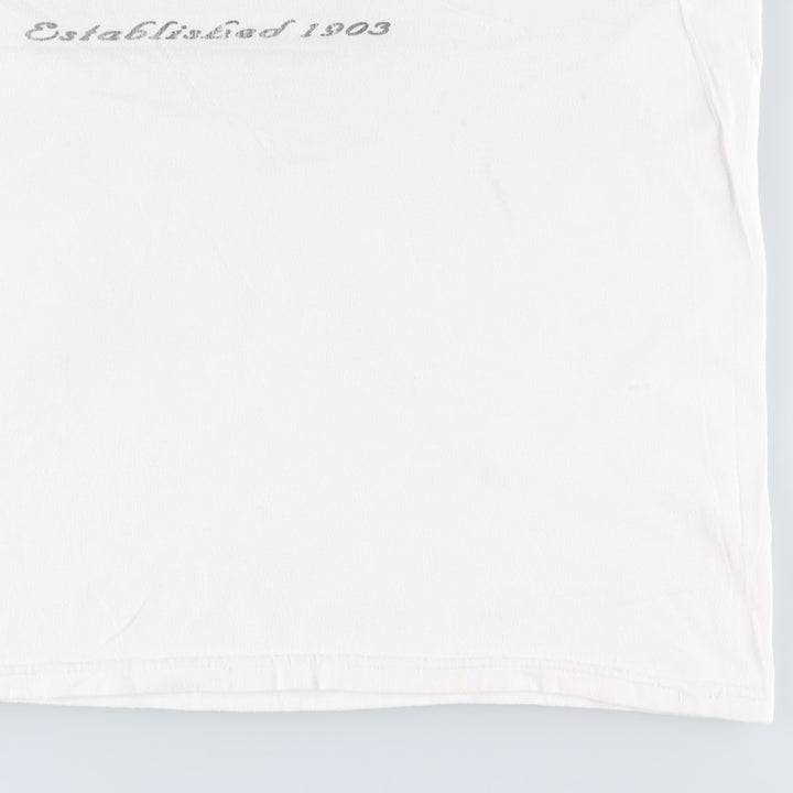 Harley-Davidson Motorcycle Bike T-shirt, Men's XL size cotton white type Vintage Second Hand