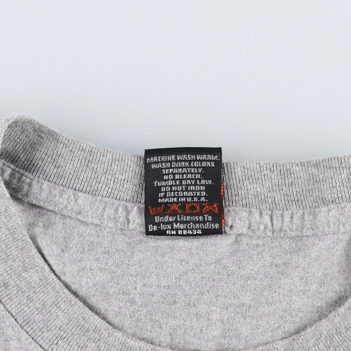 00'S Harley-Davidson Motorcycle Bike T-shirt Made in USA Men's XL cotton gray type Vintage Second Hand