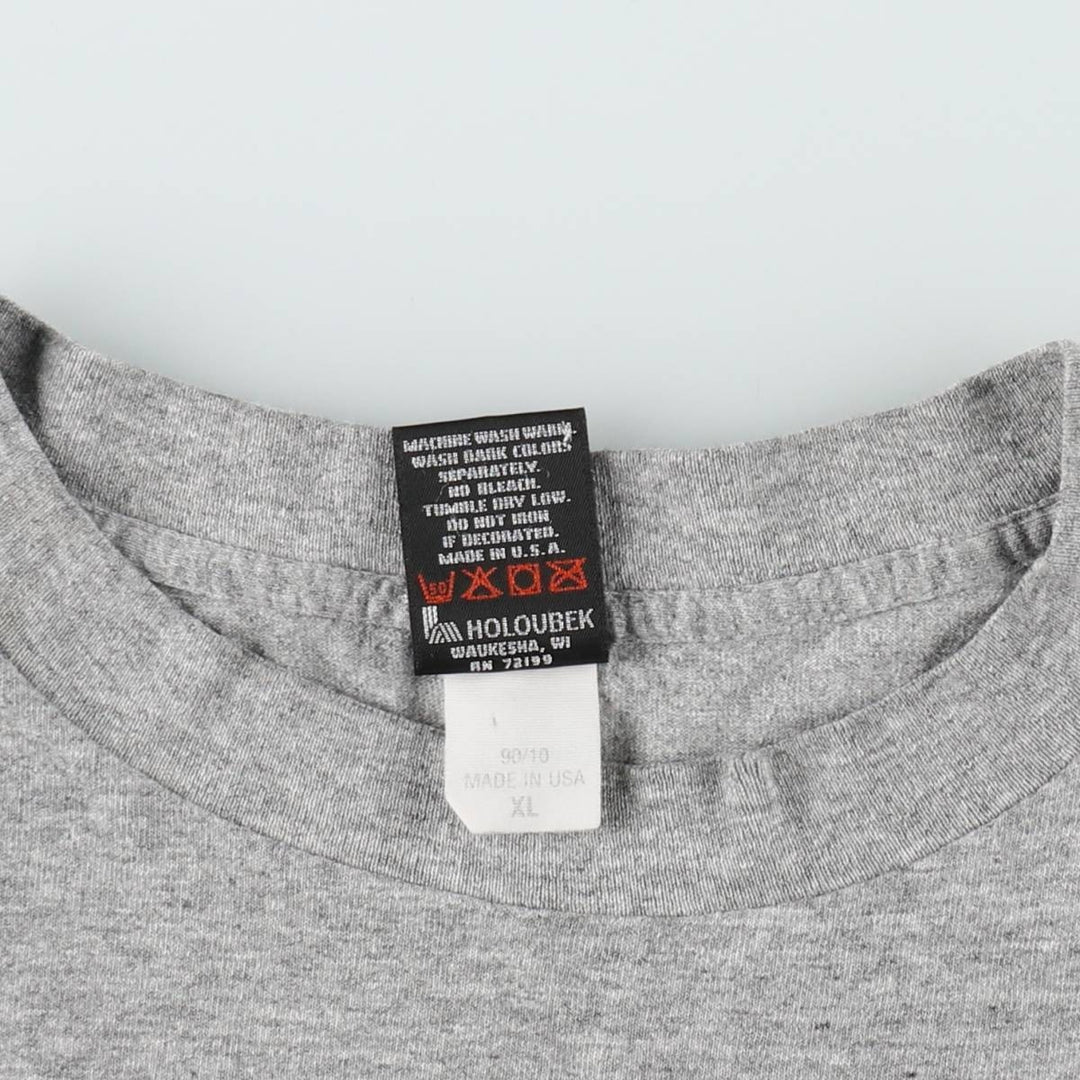 90'S Harley-Davidson Motorcycle Bike T-shirt Made in USA Men's XL Vintage unclear gray type Vintage Second Hand